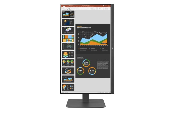LG 27-Zoll (1920 x 1080) IPS-Monitor mit Full HD und USB Typ-C™, 27BR650B-C