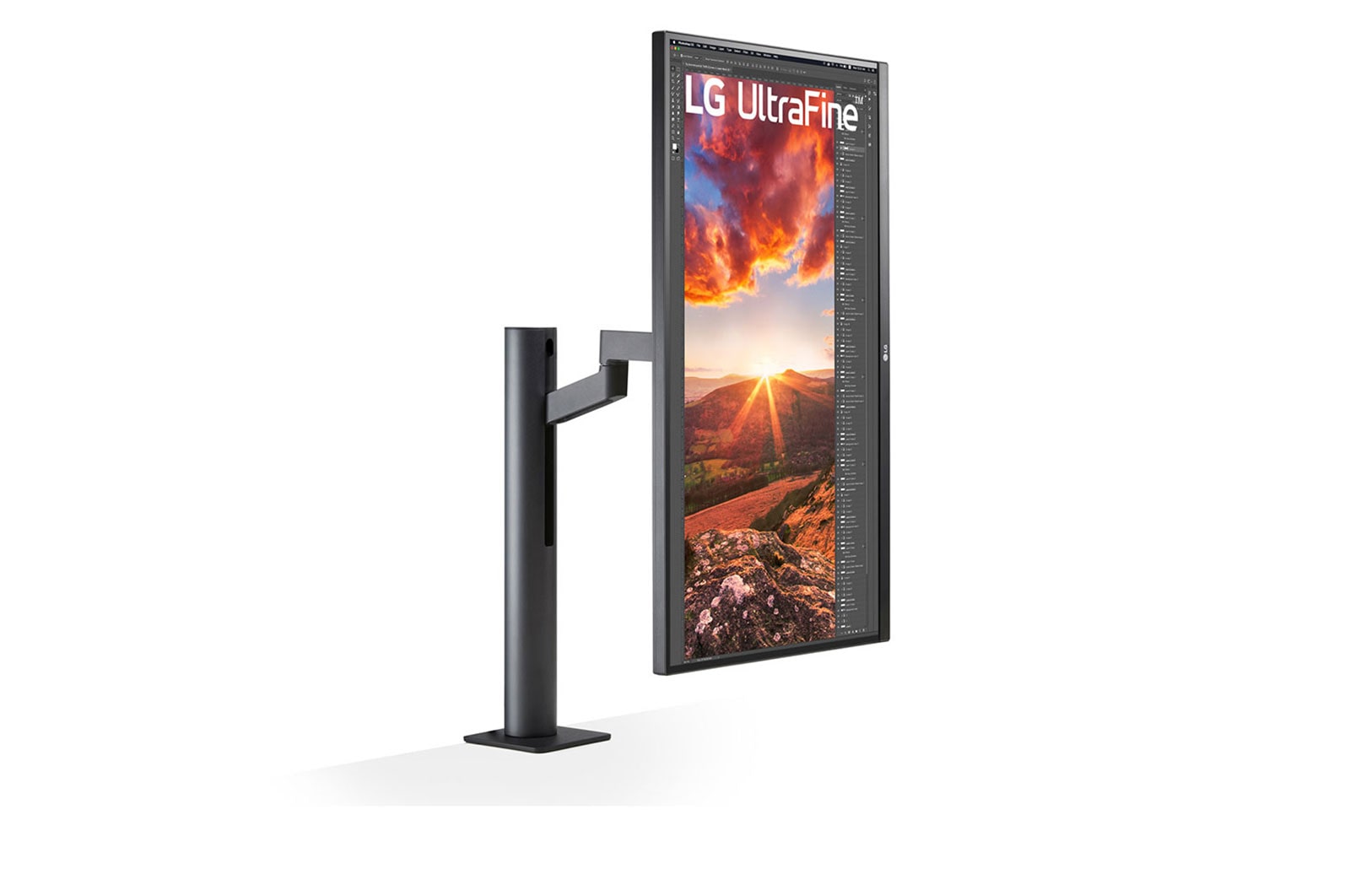LG 27 Zoll UltraFine™ Display Ergo Monitor mit UHD 4K-Auflösung und IPS, 27UN880-B