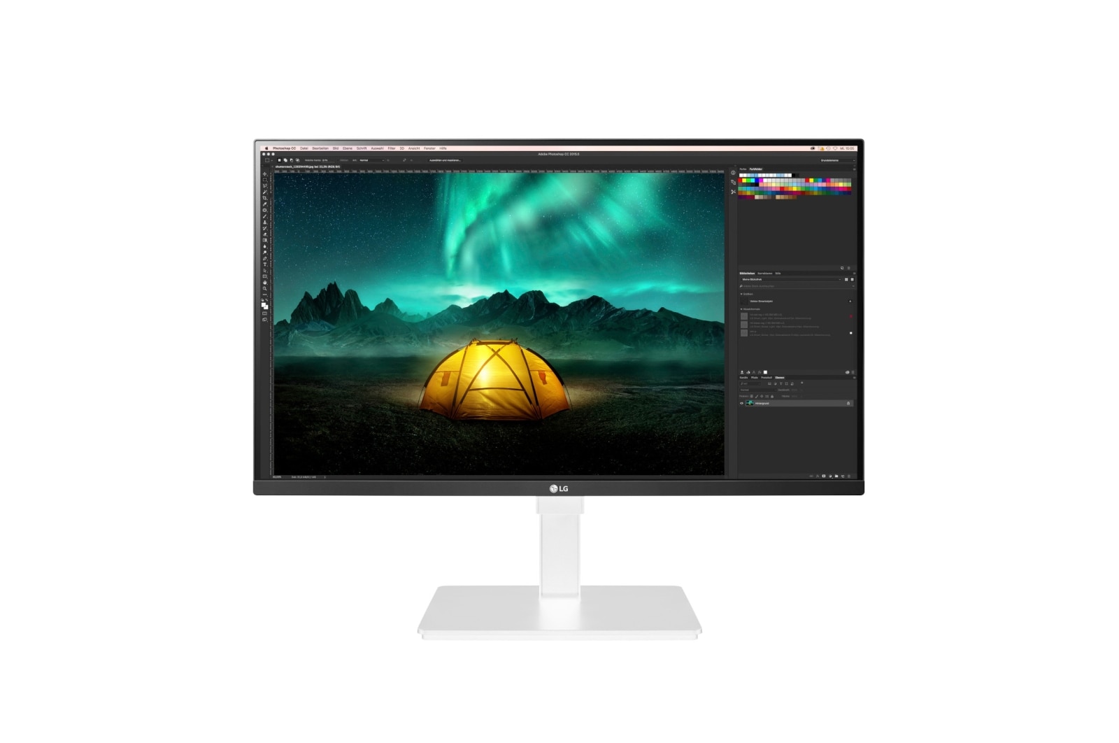 LG HDR-IPS-Monitor mit 31,5 Zoll und UHD 4K (3.840 x 2.160), 32BN67U-W