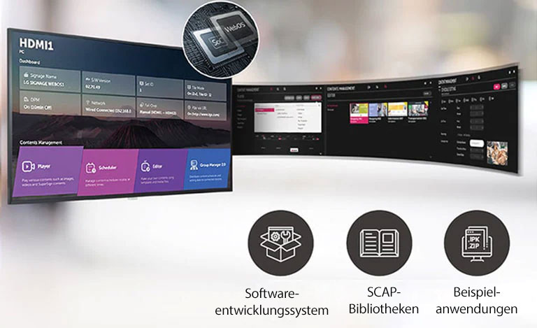 A number of tasks can be done at the same time with the intuitive GUI.
