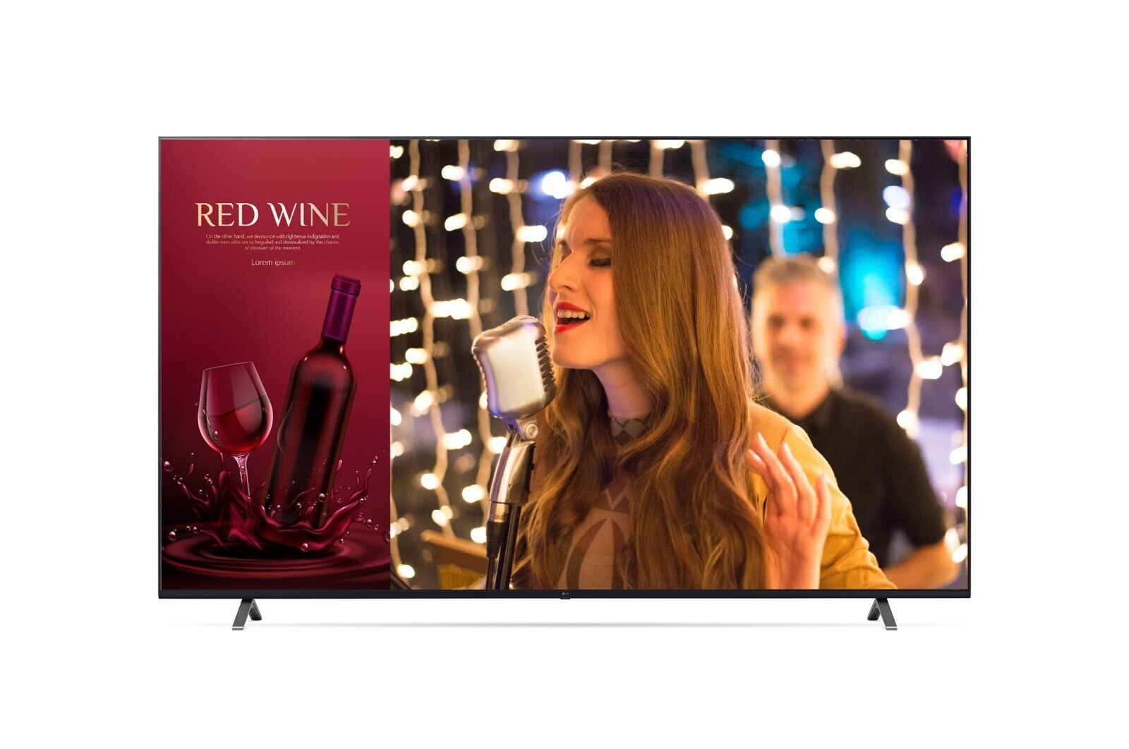 Vorderseite von UHD TV Signage 75UR640S9ZD