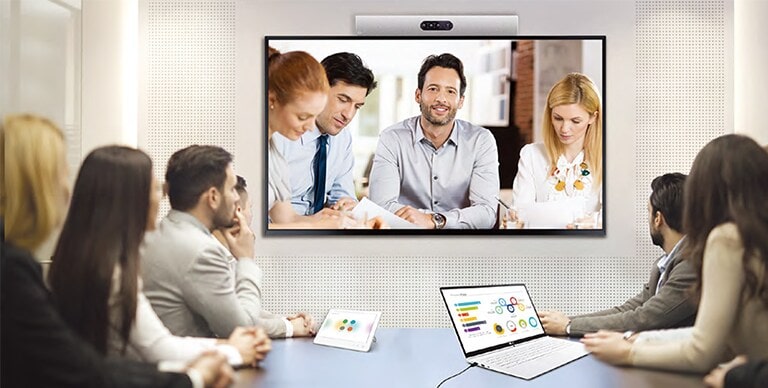 Kompatibel mit dem Videokonferenzsystem.