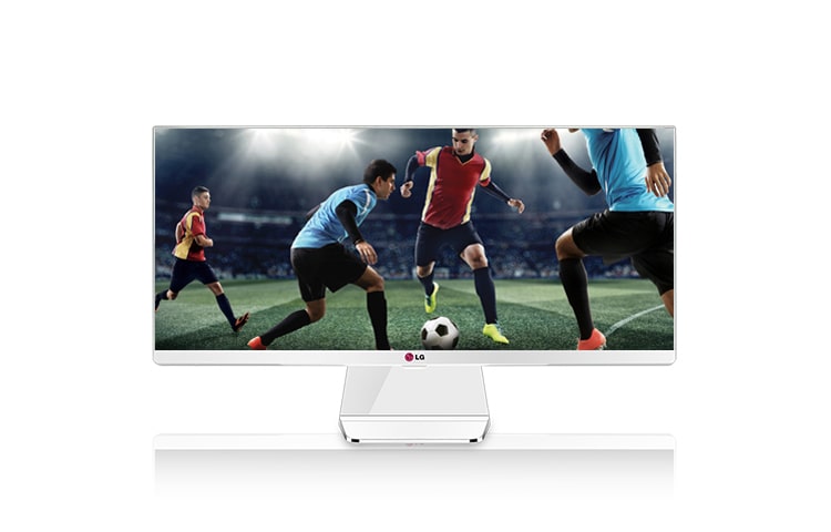 Vorderseite von 21:9 UltraWide IPS-Monitor mit 73,66 cm (29 Zoll) Bildschirmdiagonale für Multitasking und Gaming 29UM65-W