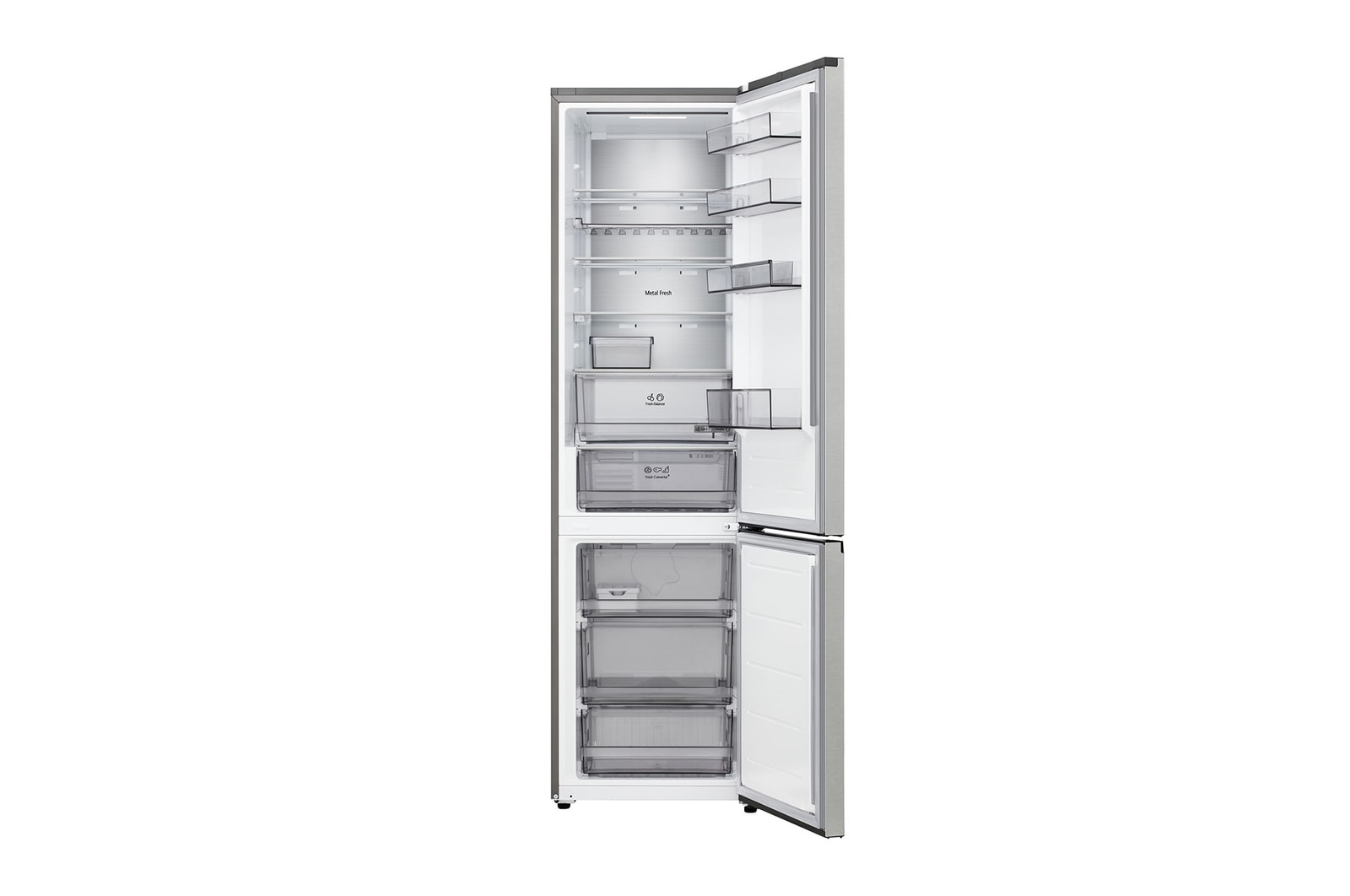 LG Vollintegrierbare Kühl-Gefrierkombination (EEK A, 375L, 203cm hoch, 59,7cm breit) mit 112 kWh/a & Smart Inverter Compressor® I GBBS524APY, GBBS524APY