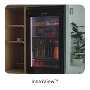 LG MoodUP® Kühl-Gefrierkombination mit InstaView® (D, 352L, 187cm hoch) mit eingebautem Lautsprecher, veränderbaren Farben & Total No Frost | GBG719MDNN, GBG719MDNN