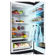 LG MoodUP® Kühl-Gefrierkombination mit InstaView® (D, 352L, 187cm hoch) mit eingebautem Lautsprecher, veränderbaren Farben & Total No Frost | GBG719MDNN, GBG719MDNN