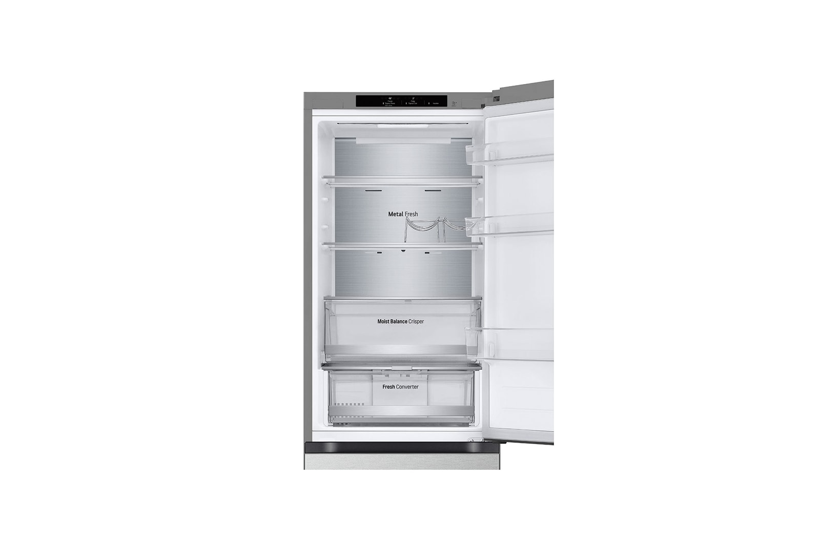 Top freezer without food