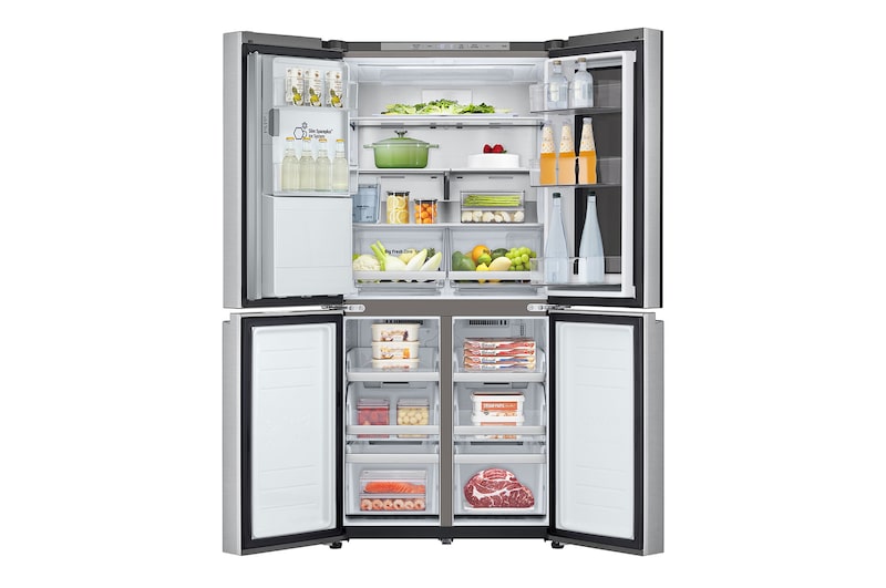 front all door open with food