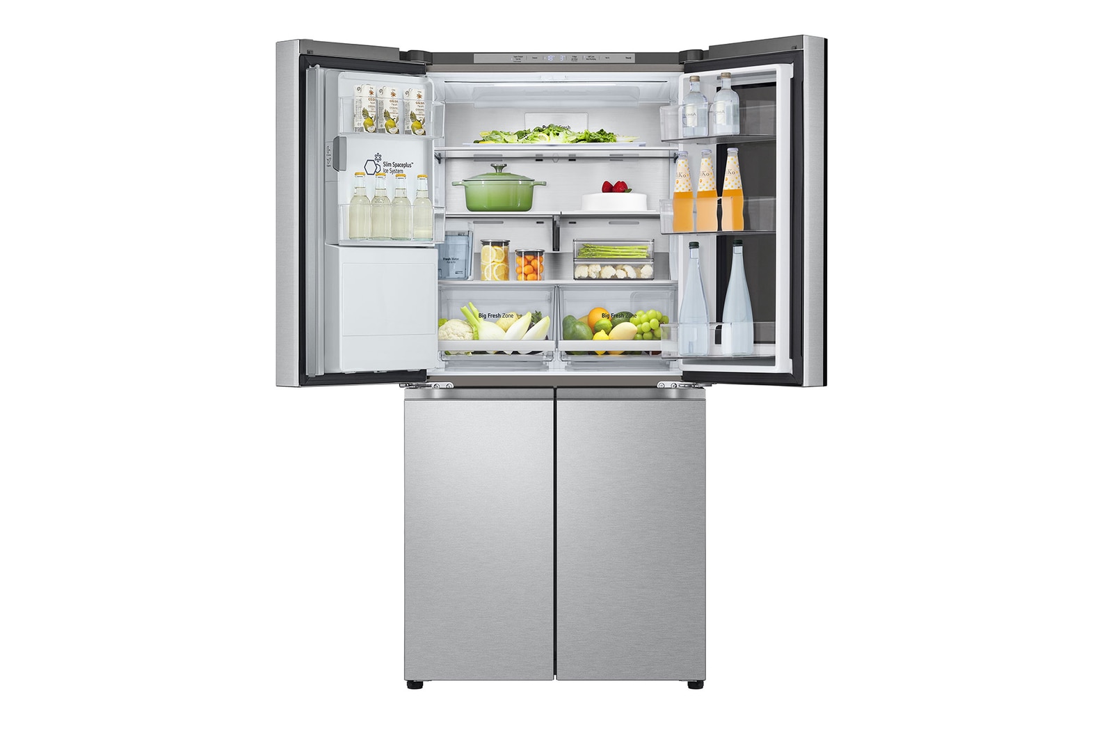front top door open with food