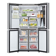 front all door open with food
