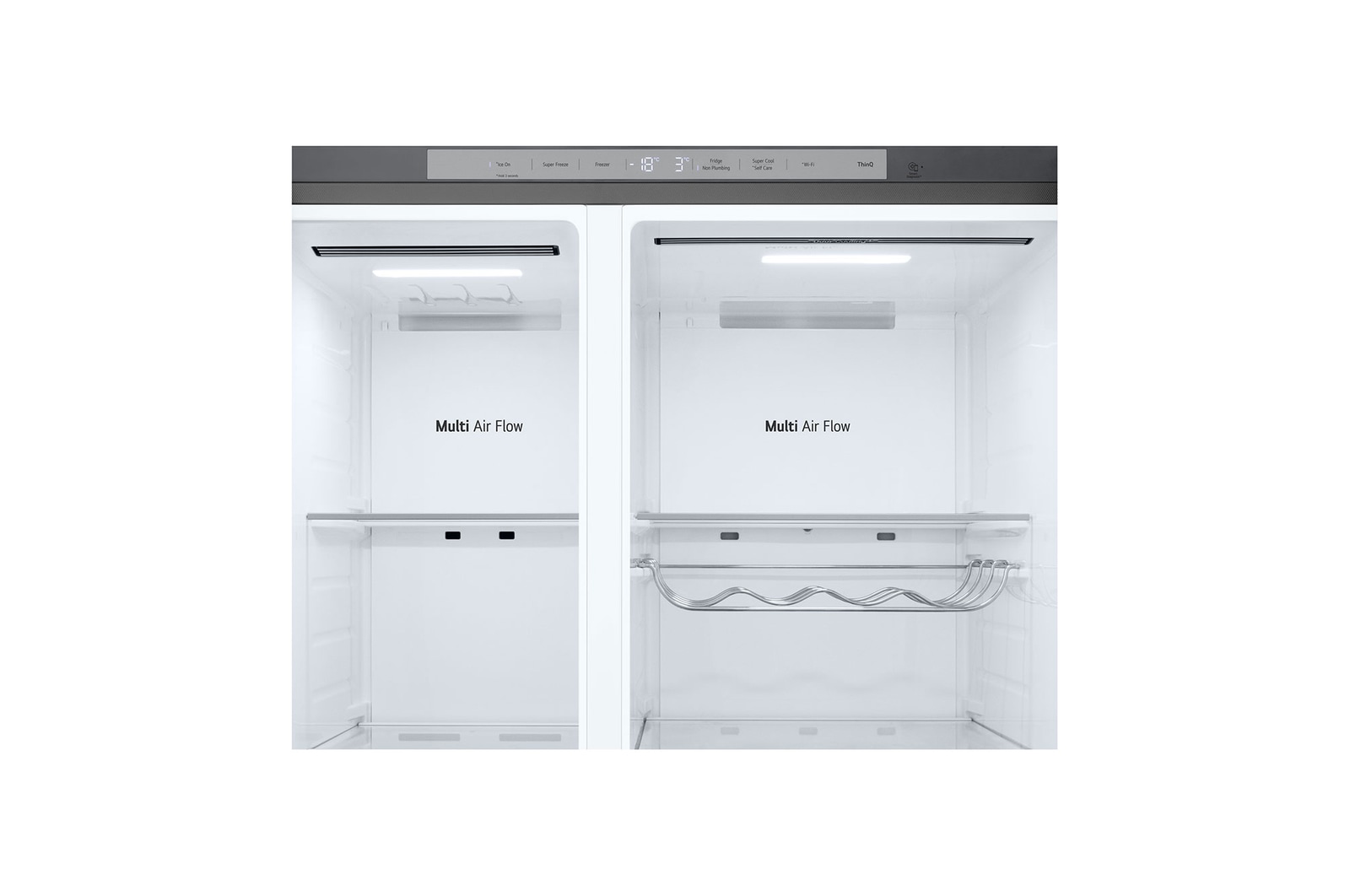 LG Side-by-Side Kühlschrank mit Door-in-Door® (EEK D, 628L, 179 cm hoch ) mit Eis-, Crushed Ice- und Wasserspender, internem Wassertank | GSJE81PYBD, GSJE81PYBD