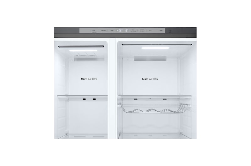 LG Side-by-Side Kühlschrank mit Door-in-Door® (EEK D, 628L, 179 cm hoch ) mit Eis-, Crushed Ice- und Wasserspender, internem Wassertank | GSJE81PYBD, GSJE81PYBD