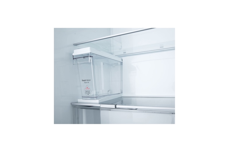 LG Side-by-Side Kühlschrank mit Door-in-Door® (EEK D, 628L, 179 cm hoch ) mit Eis-, Crushed Ice- und Wasserspender, internem Wassertank | GSJE81PYBD, GSJE81PYBD