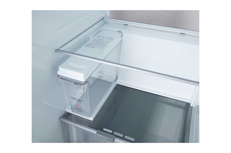 LG Side-by-Side Kühlschrank  (B, 623L, 179cm hoch) mit Eis-, Crushed Ice- und Wasserspender & internem Wassertank | GSLE91EVAB, GSLE91EVAB