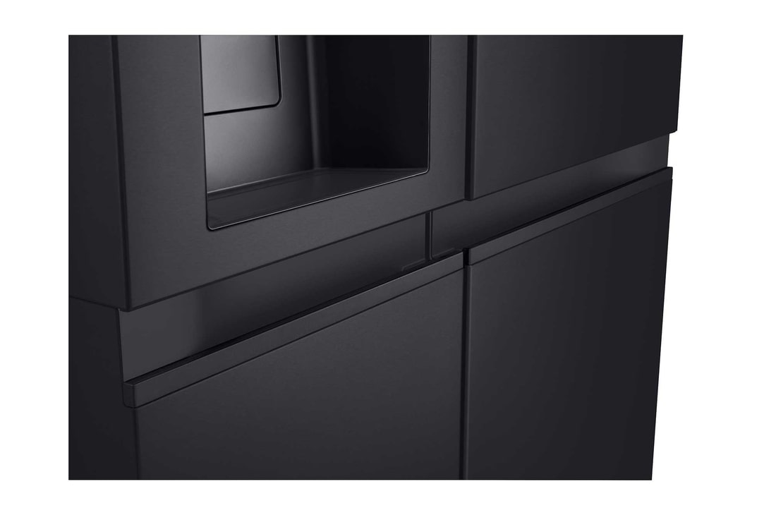 LG Side-by-Side Kühlschrank  (EEK B, 623L, 179cm hoch) mit Eis-, Crushed Ice- und Wasserspender & internem Wassertank | GSLE91EVAB, GSLE91EVAB
