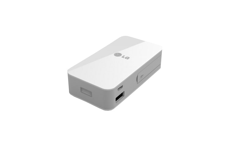 LG Portable Batterie mit 5.200 mAh Kapazität, Micro-USB-Eingang und USB-Ausgang, BP4 5200