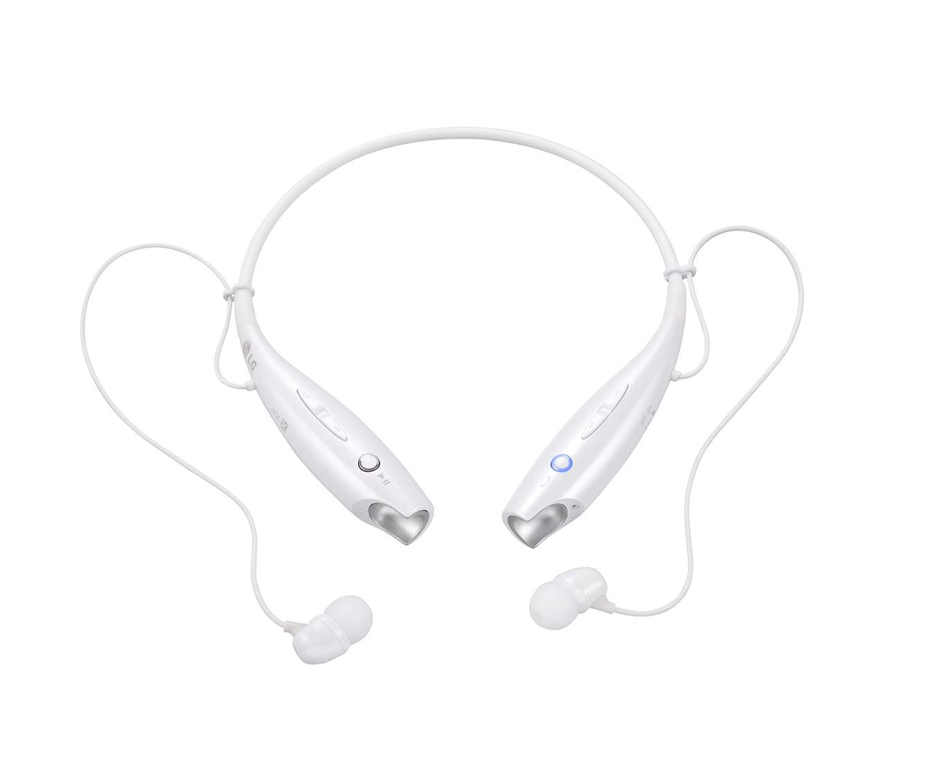 LG Bluetooth Stereo-Headset mit smartem Kabelmanagement, HD Voice Support und aptX® Technologie, HBS-730