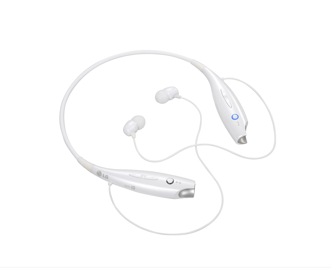 LG Bluetooth Stereo-Headset mit smartem Kabelmanagement, HD Voice Support und aptX® Technologie, HBS-730