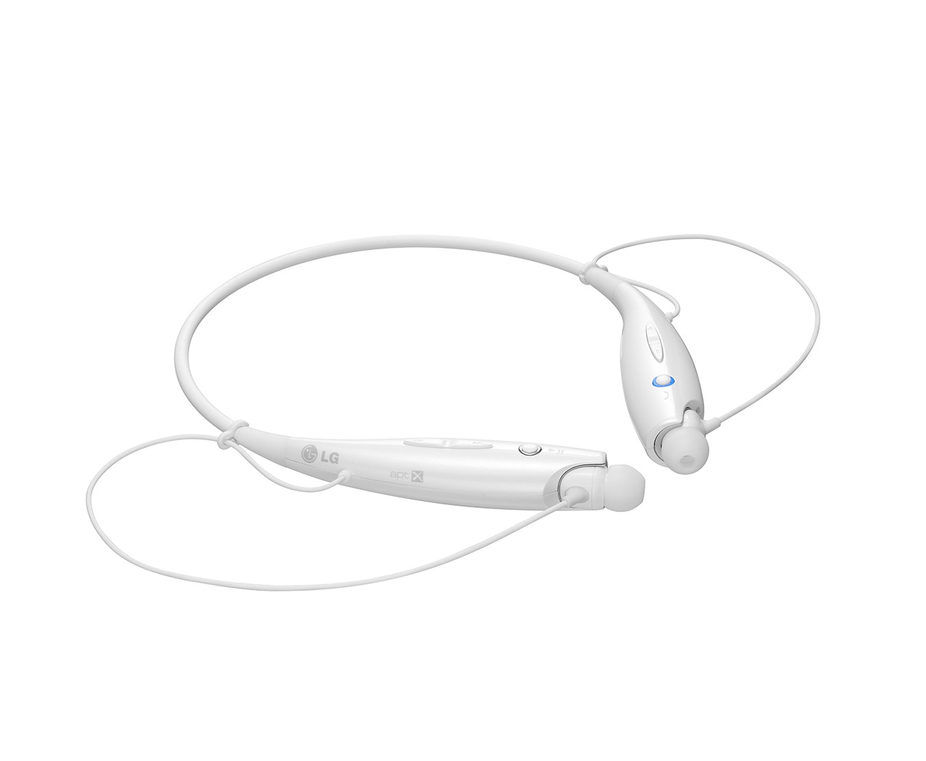 LG Bluetooth Stereo-Headset mit smartem Kabelmanagement, HD Voice Support und aptX® Technologie, HBS-730