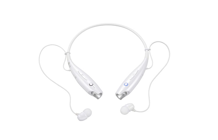 LG Bluetooth Stereo-Headset mit smartem Kabelmanagement, HD Voice Support und aptX® Technologie, HBS-730