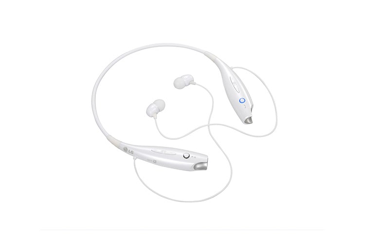 LG Bluetooth Stereo-Headset mit smartem Kabelmanagement, HD Voice Support und aptX® Technologie, HBS-730