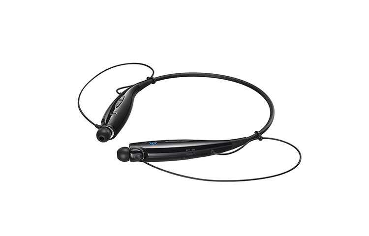 LG Bluetooth Stereo-Headset mit smartem Kabelmanagement, HD Voice Support und aptX® Technologie, HBS-730