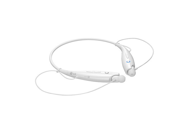 LG Bluetooth Stereo-Headset mit smartem Kabelmanagement, HD Voice Support und aptX® Technologie, HBS-730