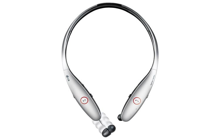 LG HBS-900 Bluetooth Stereo-Headset mit einziehbaren Ohrstöpseln und intelligent