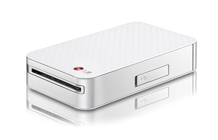 LG Mobiler Lifestyle-Printer mit ZINK (Zero Ink-)Technologie, Bluetooth-Unterstützung, NFC Funktion und QR-Code-Generator, PD221 Pocket Photo