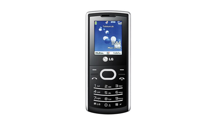 Vorderseite von Ideales Einsteiger-Handy mit hochwertiger VGA-Kamera, Bluetooth und GPRS – in einem attraktiven Design A140