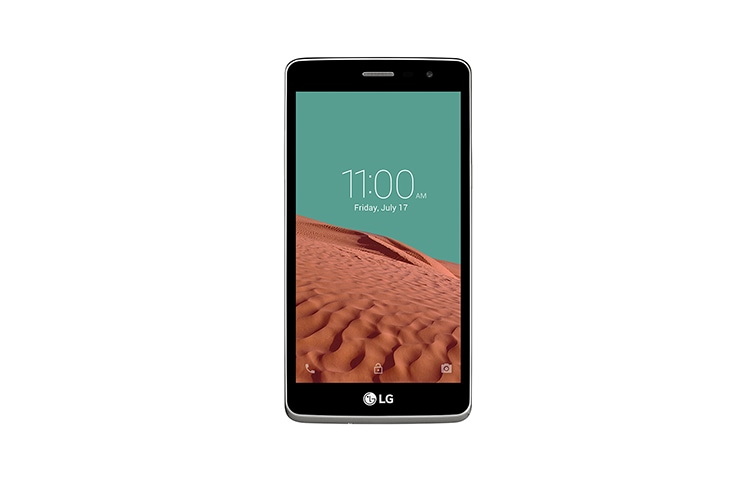 Vorderseite von Smartphone mit 12,7 cm (5 Zoll) IPS-Display, 1,3-GHz-Quad-Core-Prozessor, Selfie Cam-Funktion und 2,540 mAh starkem Akku Bello 2