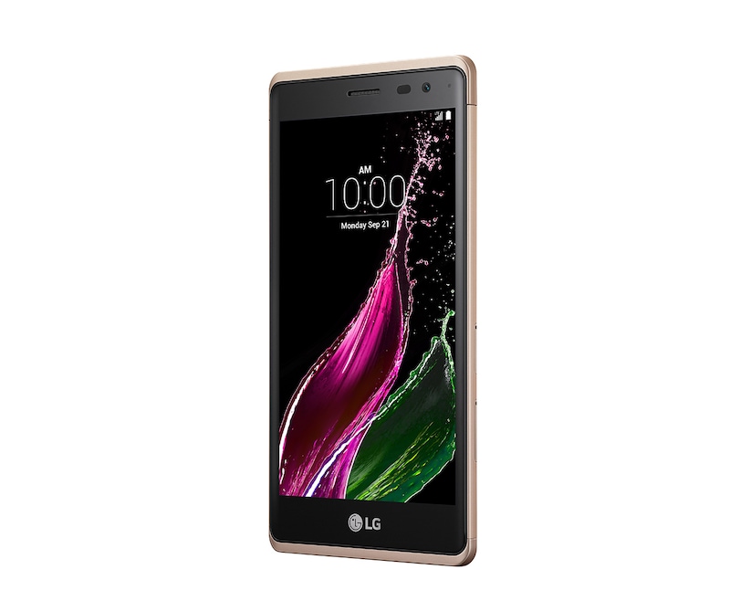 LG Smartphone mit Metallgehäuse, 12,7 cm (5 Zoll) HD Display, 13-MP-Kamera und Selfie Cam-Funktion, Class