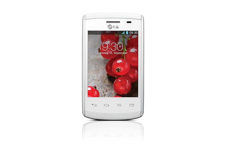 LG Smartphone mit 1-Ghz-Prozessor, TFT-Farbdisplay und 2-Megapixel-Kamera, E410 Optimus L1 II