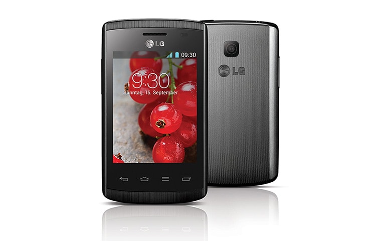 LG Smartphone mit 1-Ghz-Prozessor, TFT-Farbdisplay und 2-Megapixel-Kamera, E410 Optimus L1 II