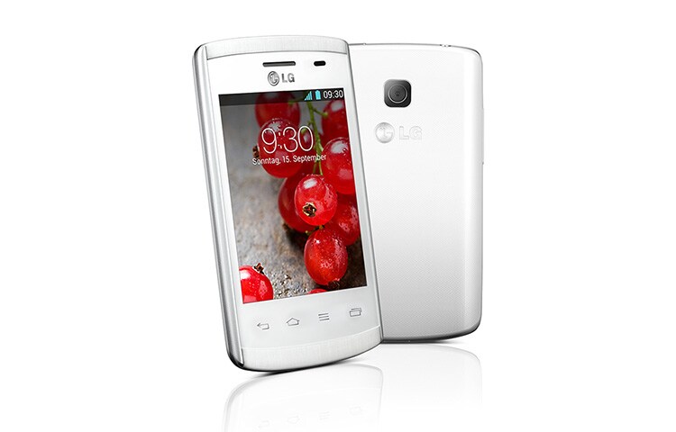 LG Smartphone mit 1-Ghz-Prozessor, TFT-Farbdisplay und 2-Megapixel-Kamera, E410 Optimus L1 II