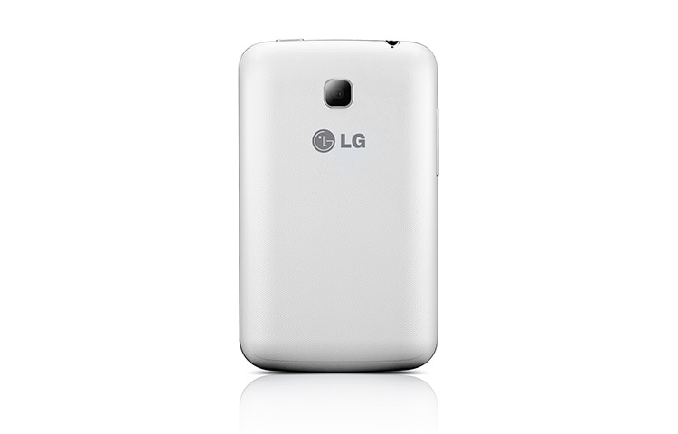 LG Android-Smartphone mit Dual SIM Slot, 8,1 cm (3,2 Zoll) IPS-Display und 1,0-Ghz-Prozessor, E435 Optimus L3 II Dual