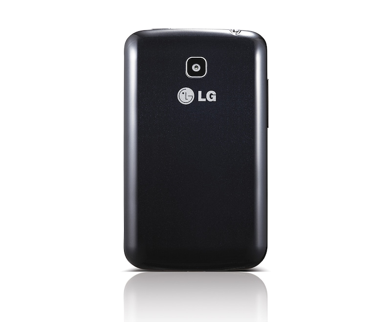 LG Android-Smartphone mit Dual SIM Slot, 8,1 cm (3,2 Zoll) IPS-Display und 1,0-Ghz-Prozessor, E435 Optimus L3 II Dual