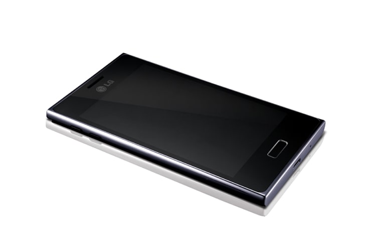 LG Smartphone mit 10,2-cm-Display (4,0 Zoll), Android 4.0 Ice Cream Sandwich und 5-Megapixel-Kamera, E610 Optimus L5