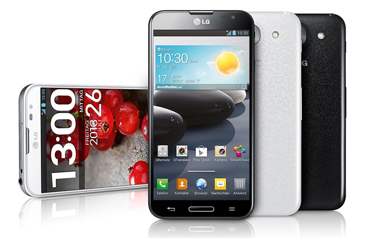 LG Smartphone mit 1,7-Ghz-Quad-Core-Prozessor, IPS-Technologie und 13-Megapixel-Kamera, E986 Optimus G Pro