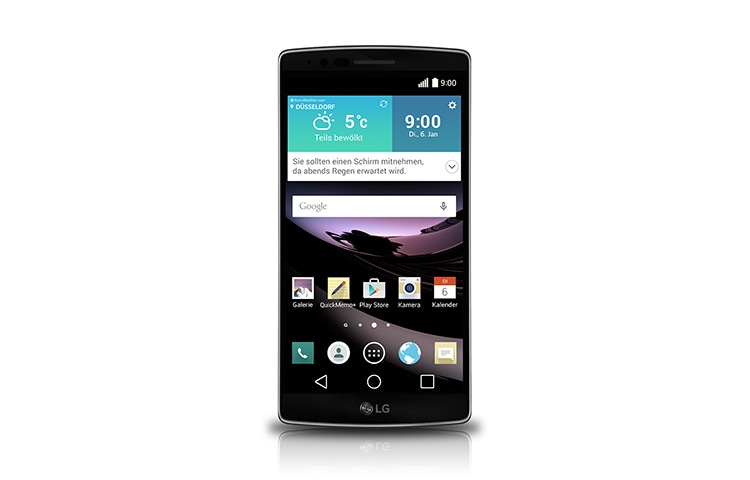 LG High-End-Smartphone im Curved-Design mit 2-GHz-Octa-Core-Prozessor, 14 cm Full HD-Display und 13-MP-Kamera, G Flex 2