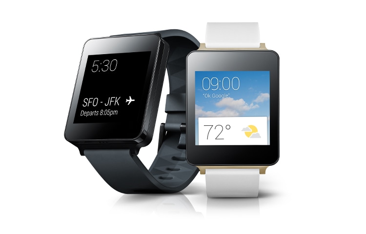 LG G Watch mit 4 cm (1,65 Zoll) IPS-Display und 1,2 GHz Snapdragon™ 400 Prozesso