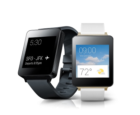 LG G Watch mit 4 cm (1,65 Zoll) IPS-Display und 1,2 GHz Snapdragon™ 400 Prozesso