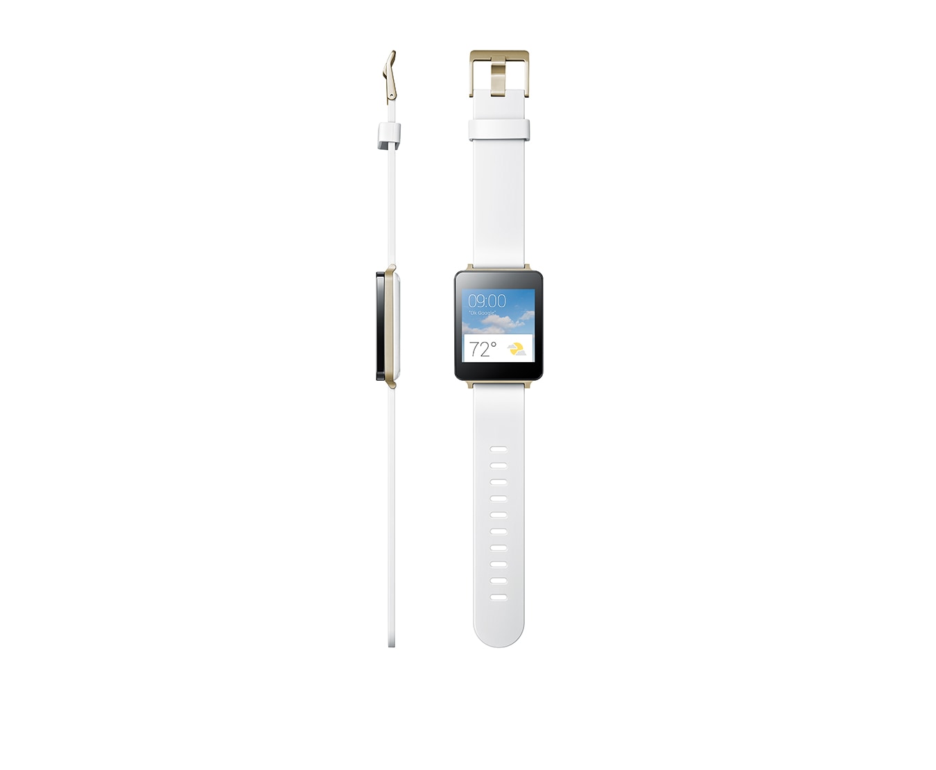 LG Smartwatch mit Betriebssystem Android Wear, 1,2-GHz-Prozessor, 400-mAh-Akku und 4 GB Speicher, G Watch