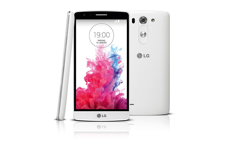 LG Smartphone mit 1,2-GHz-Quad-Core-Prozessor, 12,7 cm (5 Zoll) großem HD-IPS-Display und Knock Code™, G3 s