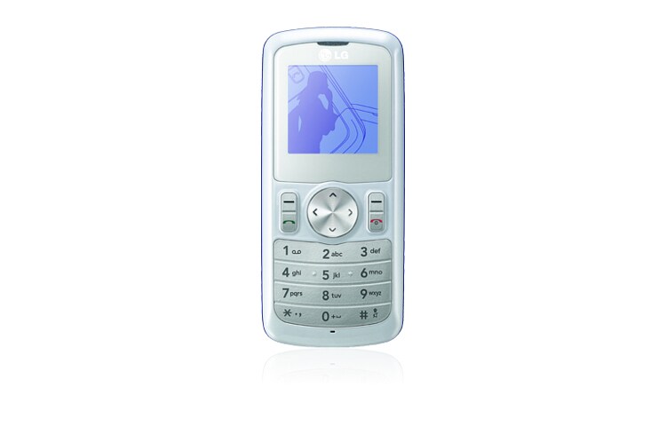 Vorderseite von Sehr leichtes Dualband Handy (nur ca. 65 g) mit CSTN-Farbdisplay und Top Sprachqualität in attraktivem Design GB102