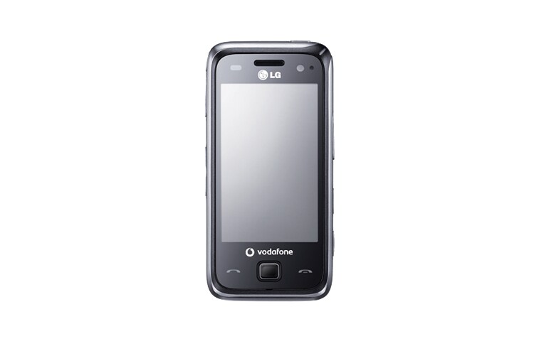 Vorderseite von Bartype LG Smartphone mit Windows Mobile 6.5 Professional GM750