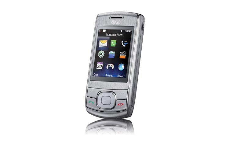 LG Slider Handy mit gut lesbarem, großem 5.6 cm Display, Bluetooth sowie Multimediafunktionen mit Radio und MP3 Player, GU230