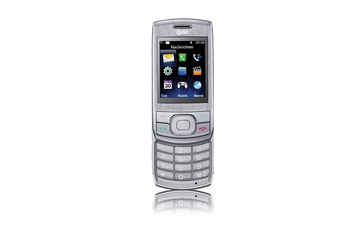 LG Slider Handy mit gut lesbarem, großem 5.6 cm Display, Bluetooth sowie Multimediafunktionen mit Radio und MP3 Player, GU230