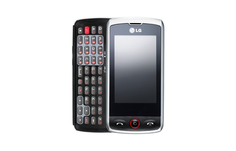 LG Attraktiver Slider Handy mit QWERTZ-Tastatur und Touchscreen, GW520