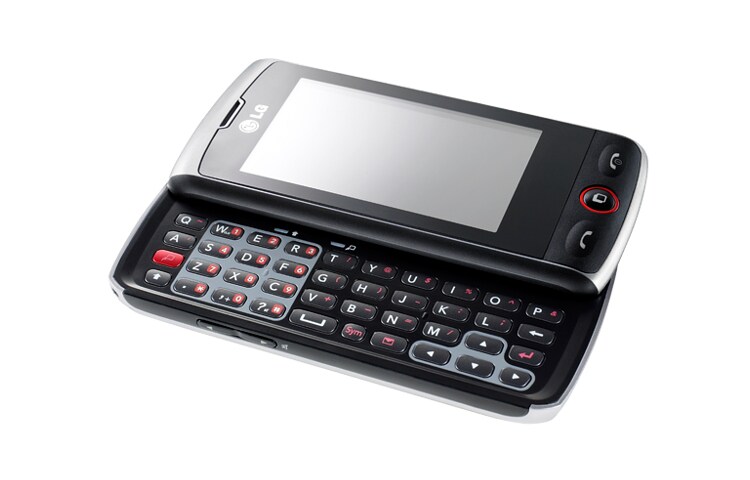 LG Attraktiver Slider Handy mit QWERTZ-Tastatur und Touchscreen, GW520